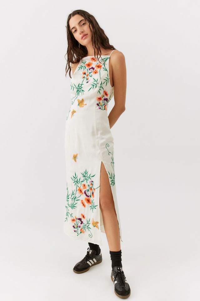 UO Phoenix Embroidered Midi Dress #3