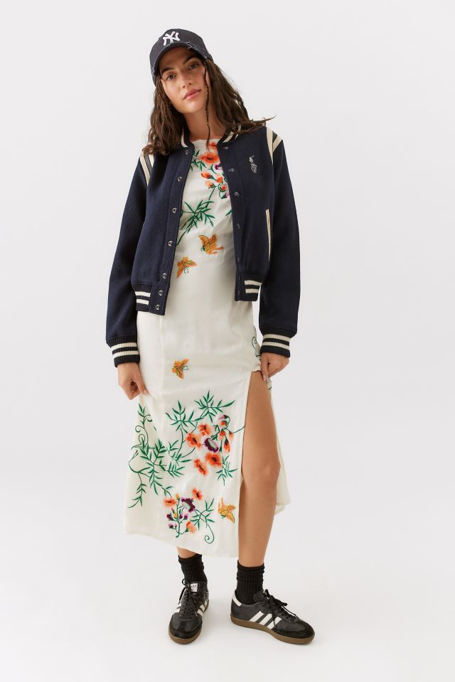 UO Phoenix Embroidered Midi Dress #4