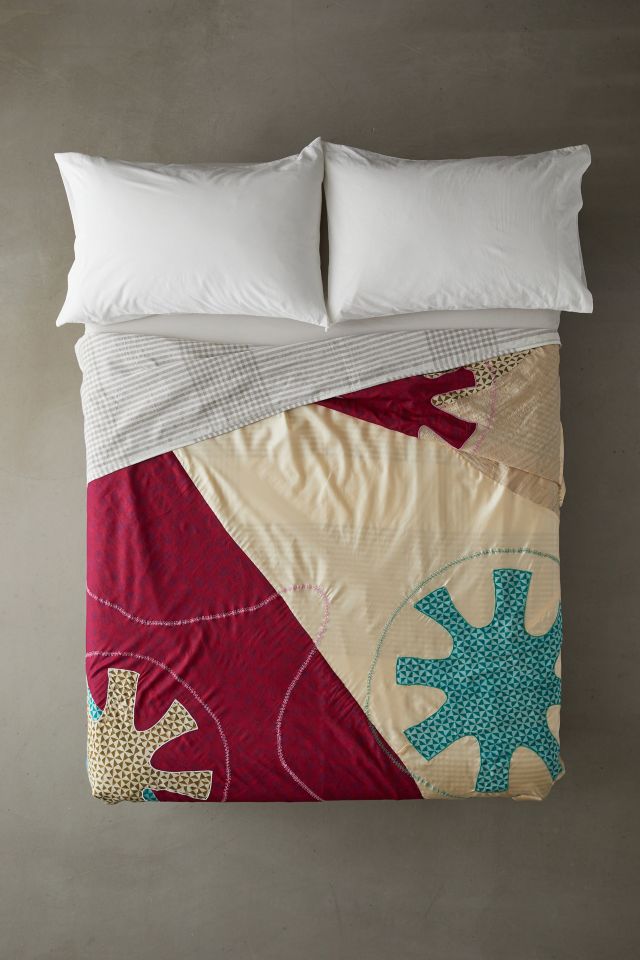 Urban Renewal Recycled Silk Sari Coverlet #1