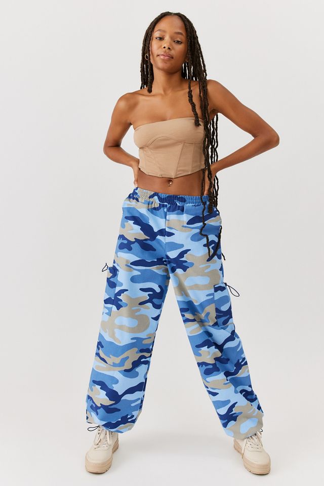 Urban Renewal Remnants Camo Wind Pant | Urban Outfitters Canada