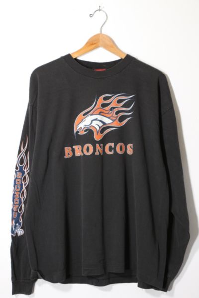 Vintage NFL Denver Broncos Long Sleeve Faded T-shirt