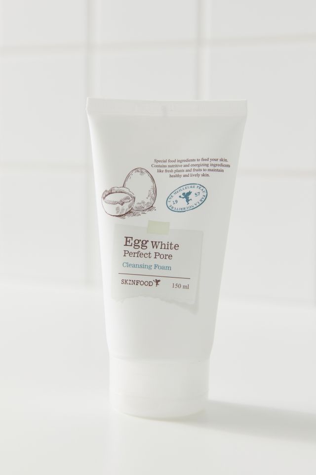 Mousse Nettoyante Parfaite pour les Pores au Blanc d'Oeuf Skinfood #1
