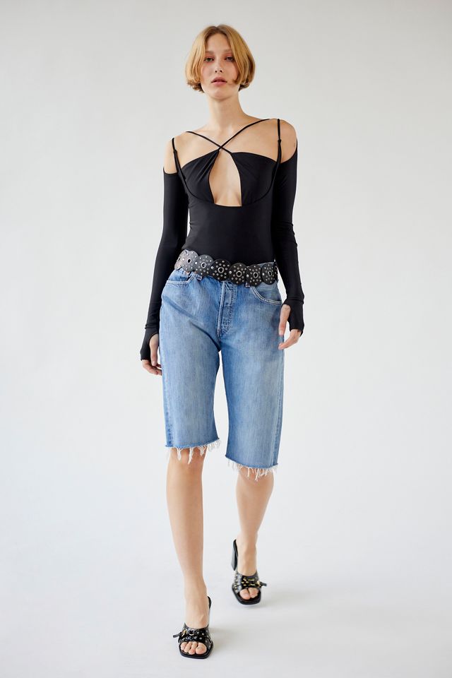 Come Undone Strappy Bodysuit