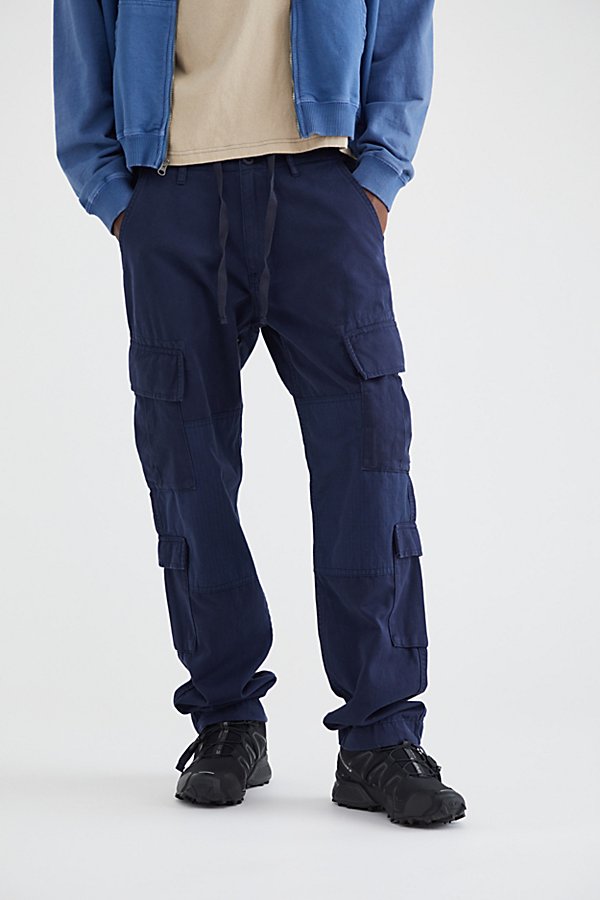 Alpha Industries Acu Straight Leg Utility Pant In Navy