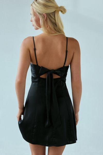 UO Bella Bow-Back Mini Dress