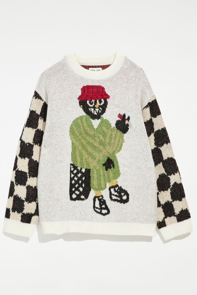 Mía Lee UO Exclusive Graphic Crew Neck Sweater #1