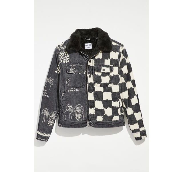 Mía Lee UO Exclusive Fleece Lined Corduroy Trucker Jacket #1