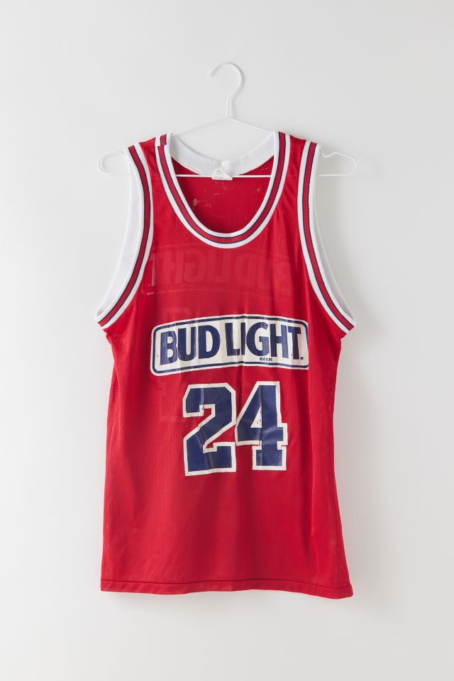 Vintage Bud Light Jersey Tank Top