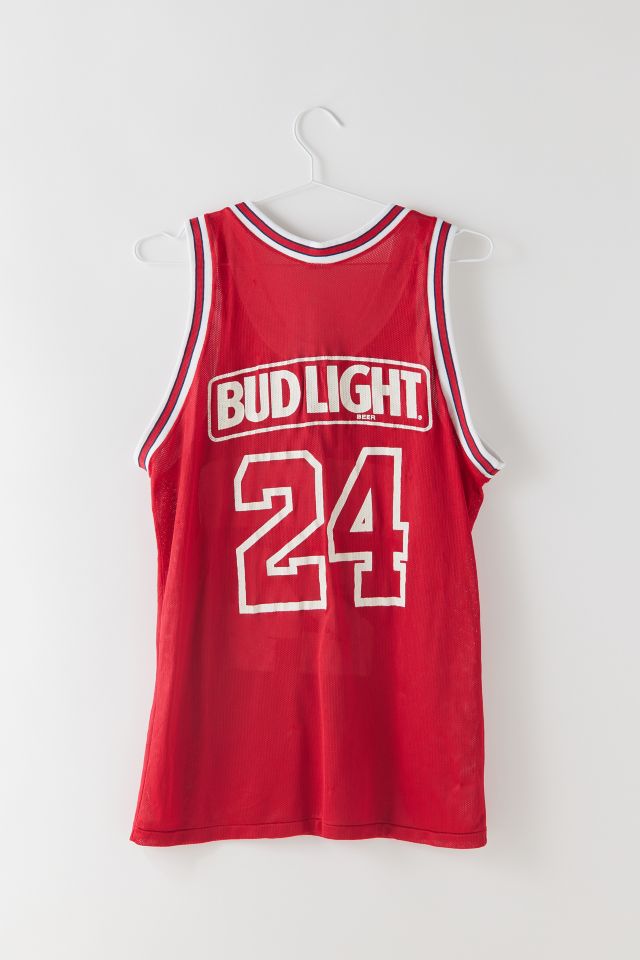 Vintage Bud Light Jersey Tank Top #1