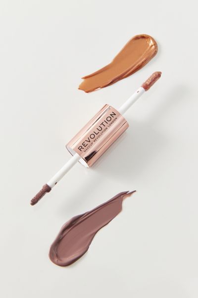 Revolution Beauty Double Up Liquid Shadow In Luminous Bronze