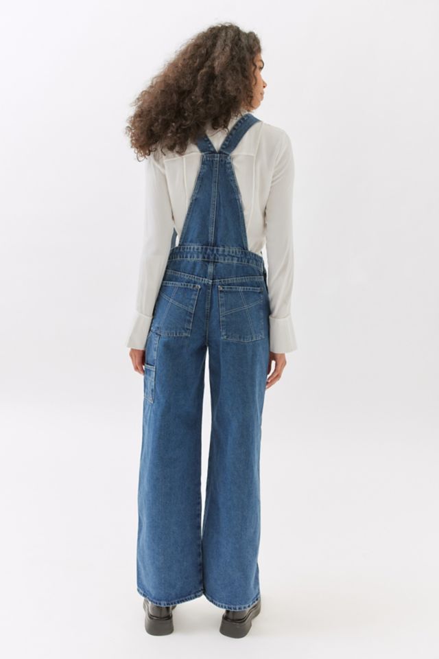 The Giddings ~Distressed Denim Overalls – L Trading