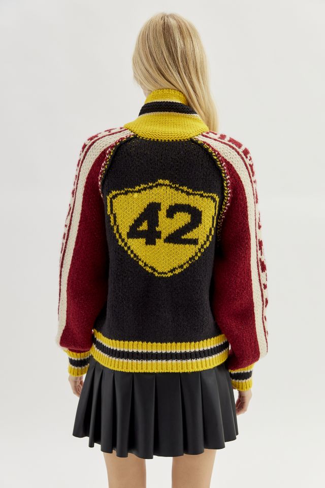 BDG Baylor Colorblock Zip-Up Cardigan #1