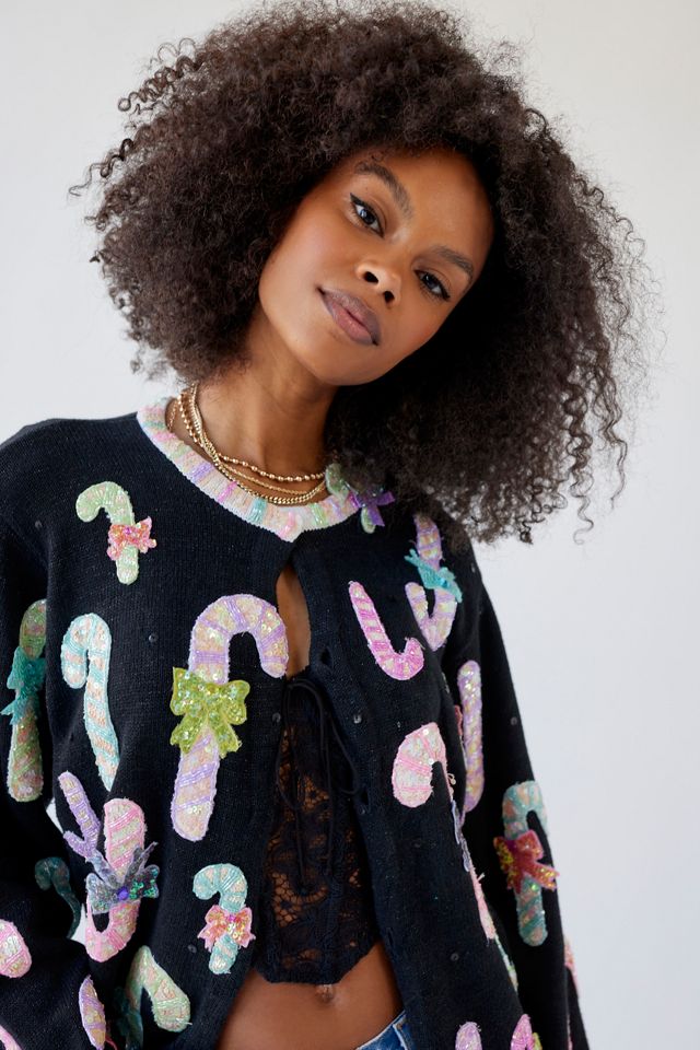 Urban Renewal Vintage Holiday Cardigan #4