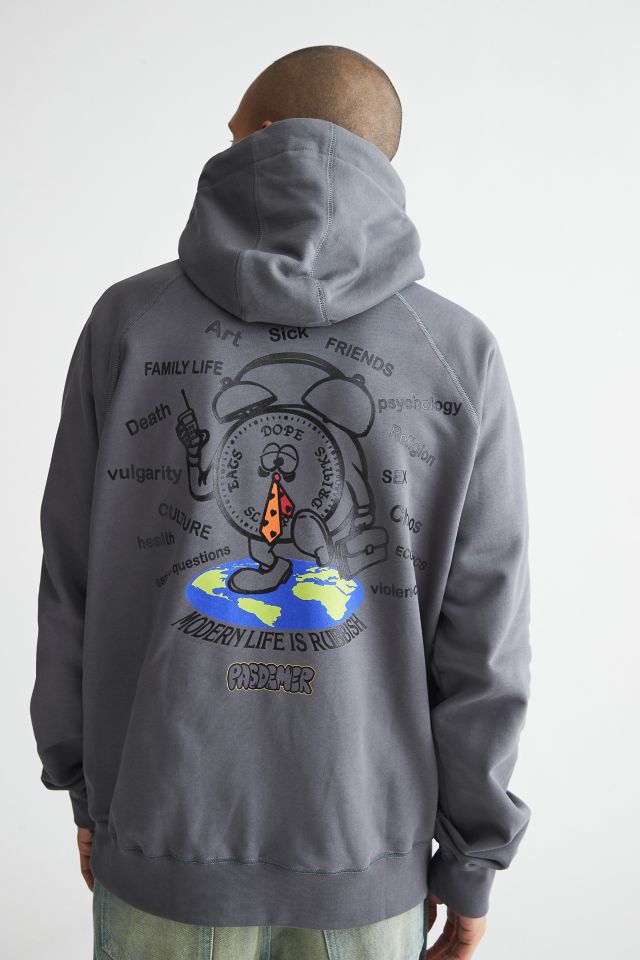 Pas de Mer Life Is Rubbish Polar Fleece Hoodie Sweatshirt #3