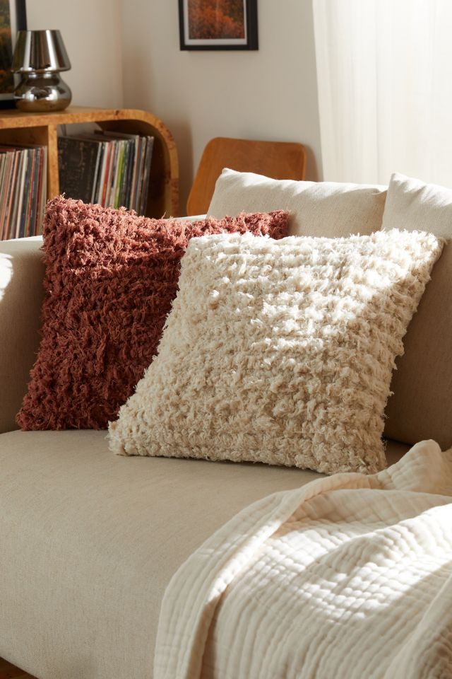 Plush couch pillows sale