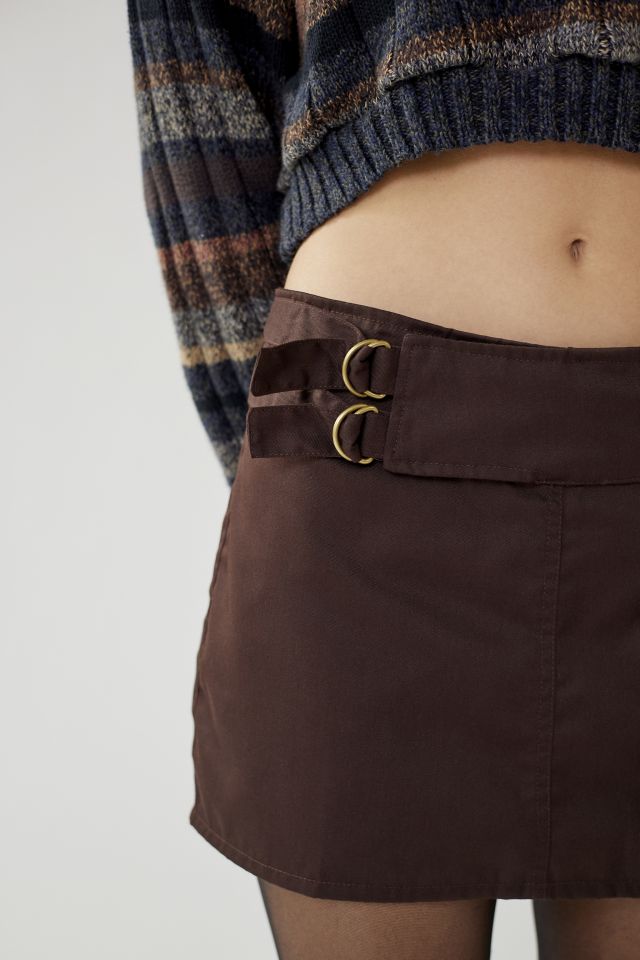 Motel Luther Belted Mini Skirt #1