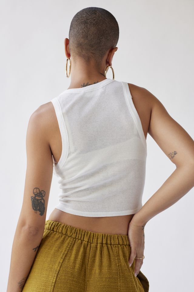 Urban Renewal Remnants Slinky High Neck Ribbed Tank Top #2