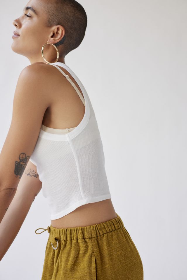Urban Renewal Remnants Slinky High Neck Ribbed Tank Top #3