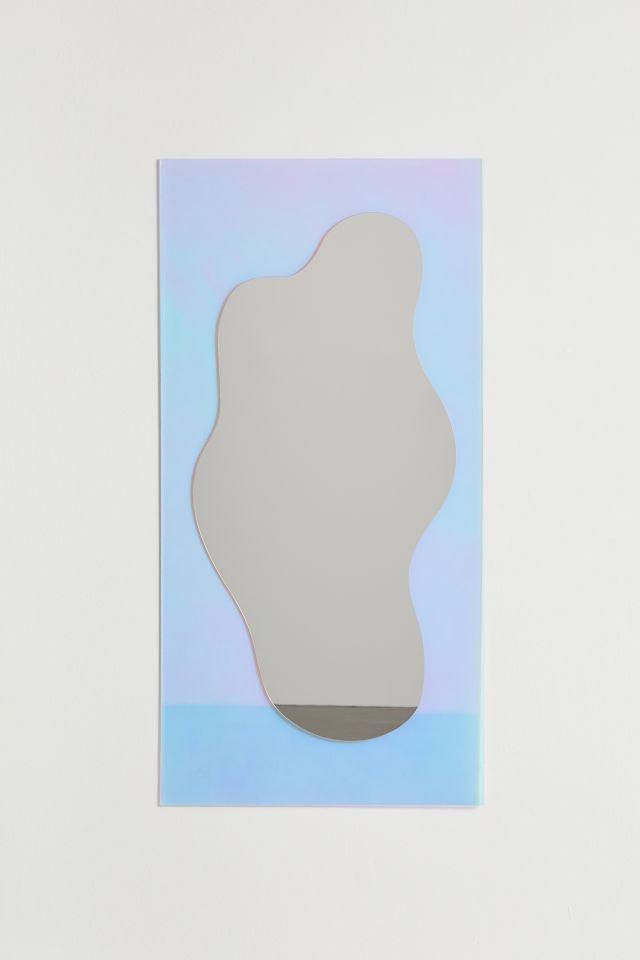 Galisfly Squared Wiggly Reflector Wall Mirror #1