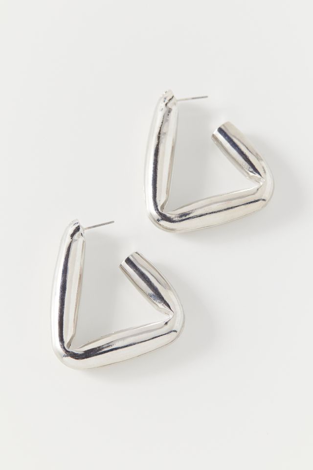 Oversized Triangle Hoop Earring #1