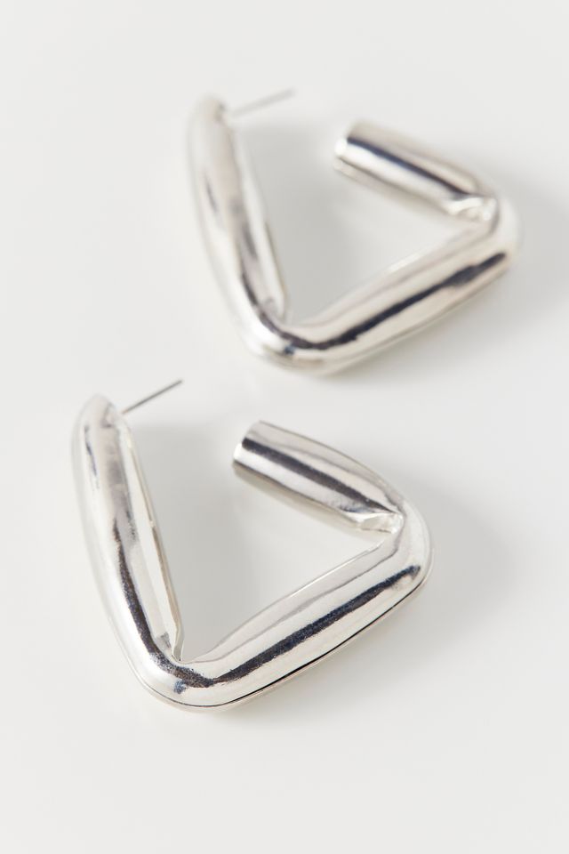 Oversized Triangle Hoop Earring #2