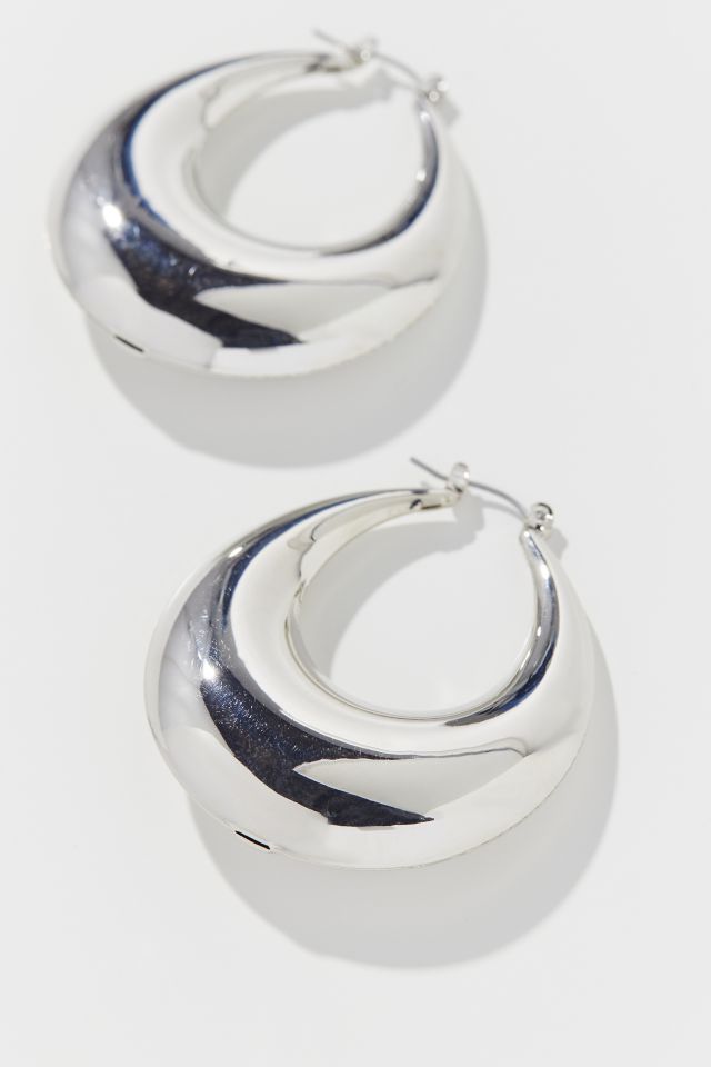Oversized Tapered Hoop Earring #1