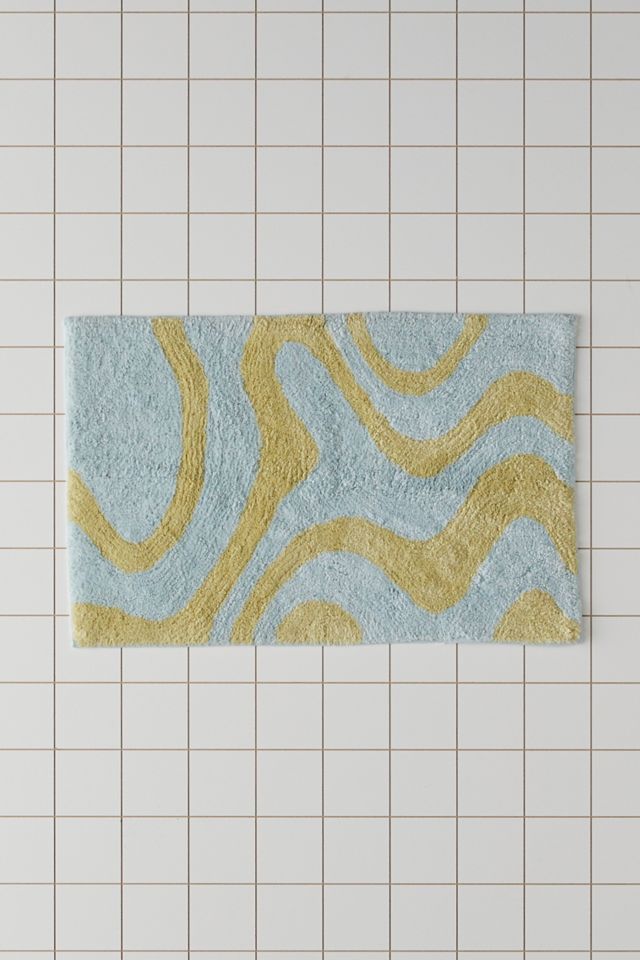 Marble Runner Bath Mat | Urban Outfitters