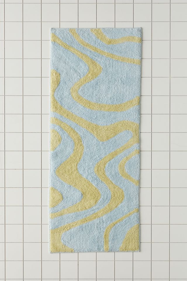 Marble Tufted Runner Bath Mat #3
