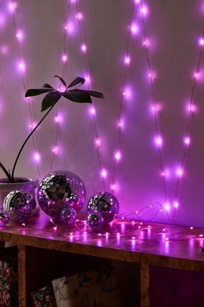 Firefly Pink String Lights | Urban Outfitters