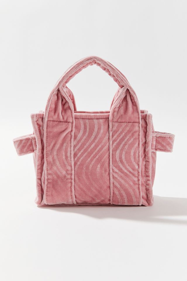 Wavy Velvet Mini Tote Bag Urban Outfitters