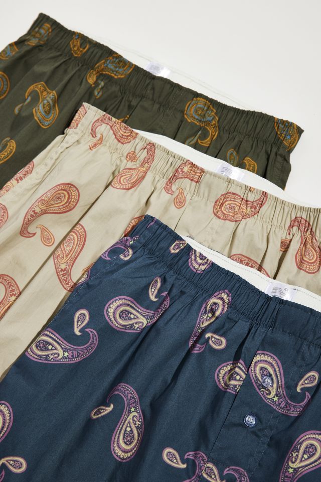 Paisley Woven Boxer Short 3-Pack #1