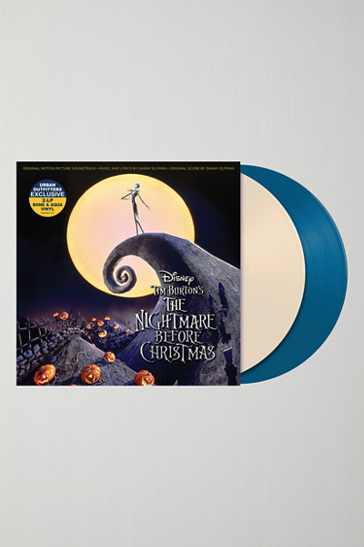 Various Artists - The Nightmare Before Christmas (Original Motion Picture Soundtrack) UO Exclusive 2XLP in Bone/Aqua at Urban Outfitters