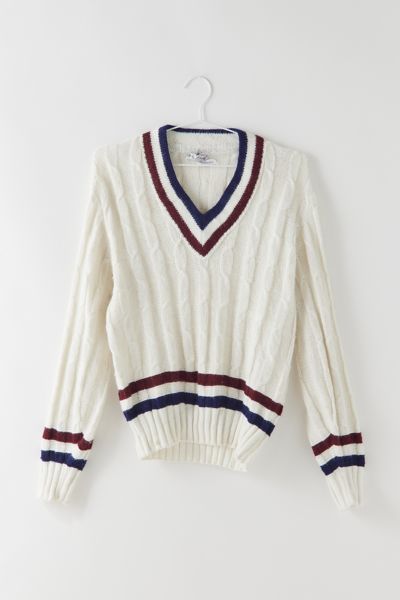 Vintage V-Neck Sweater | Urban Outfitters