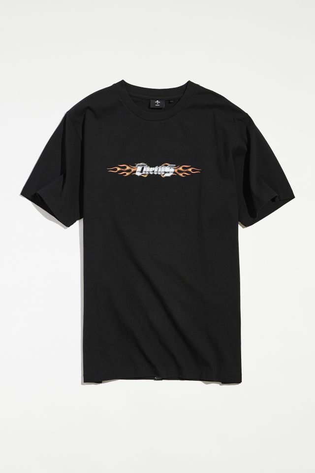 THRILLS Platinum Flames Tee | Urban Outfitters