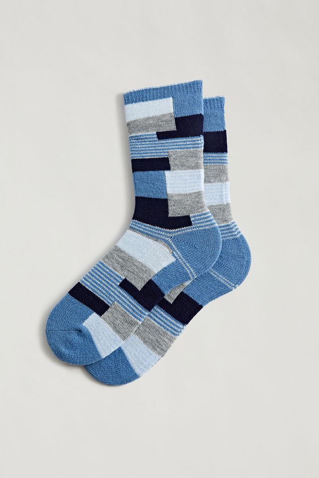 Quiltwork Crew Sock | Urban Outfitters Canada