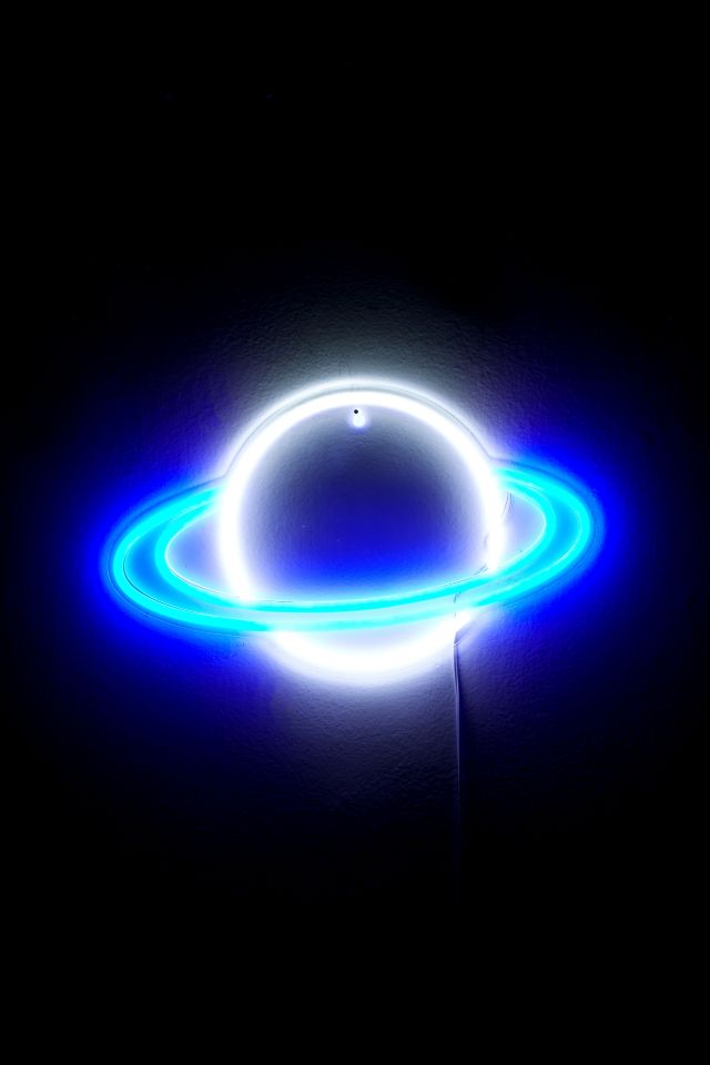 Saturn Neon Sign #2