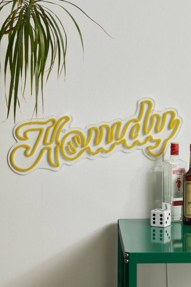 Howdy Neon Sign #1