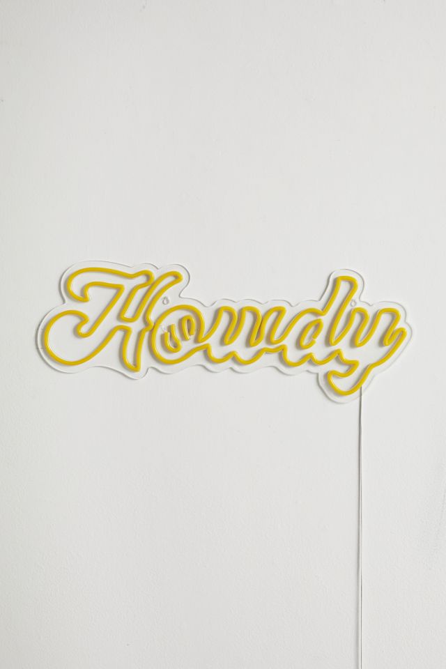 Howdy Neon Sign #2