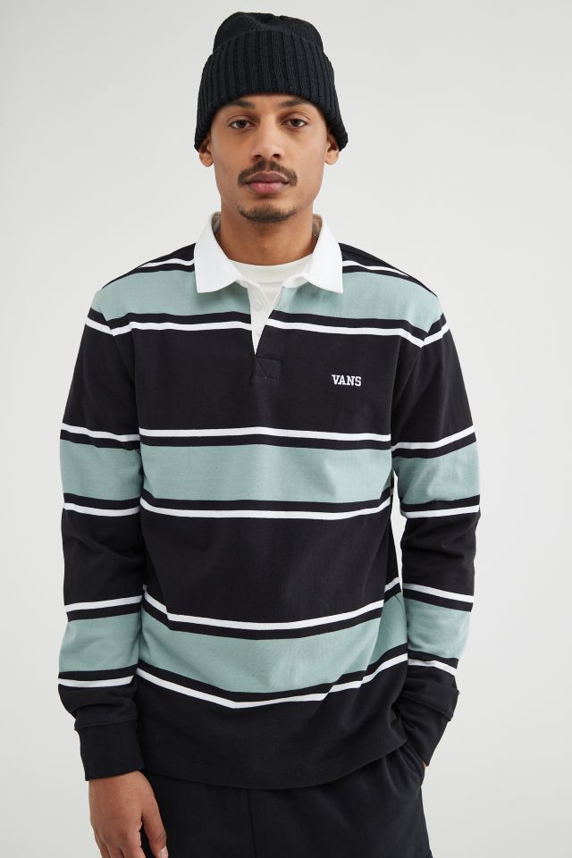 Vans Palmer Long Sleeve Rugby Tee | Urban Outfitters