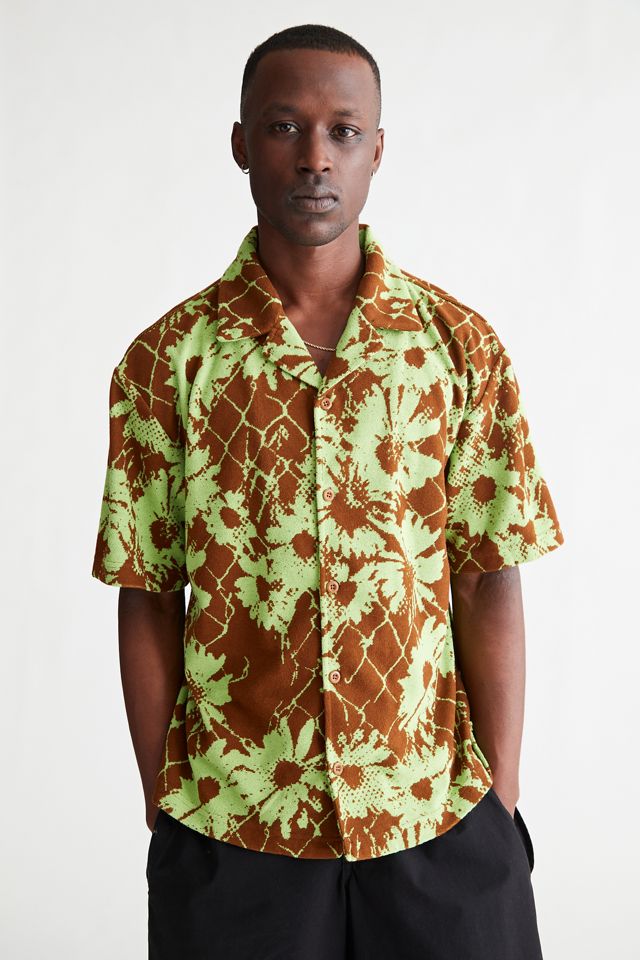UO Quinn Jacquard Shirt | Urban Outfitters