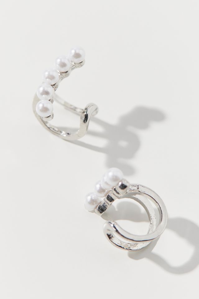 Pearl Ear Cuff Set Urban Outfitters