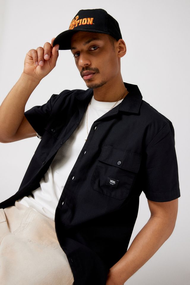 vans dress shirt Men's Carnell Buttondown Ernie's Sports Experts White/Demitasse is a super comfortable and stylish design made in collaboration with BMX legend Dakota Roche Vans Mens Sycamore Flannel Dress