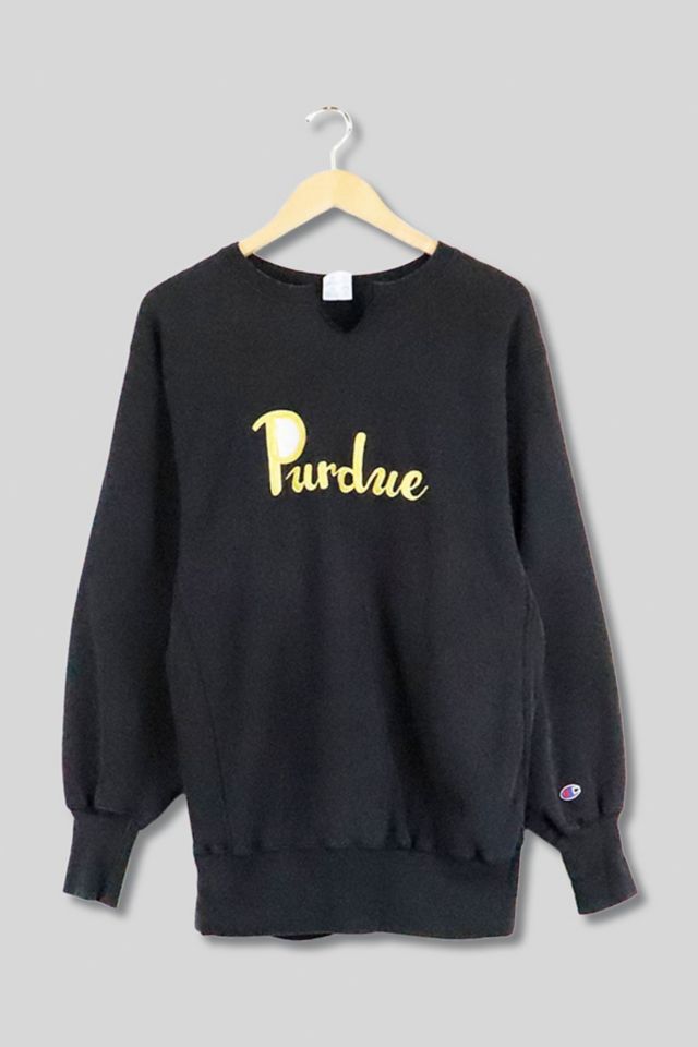 Vintage 90s Champion Reverse Weave Purdue Crewneck Sweatshirt | Urban  Outfitters