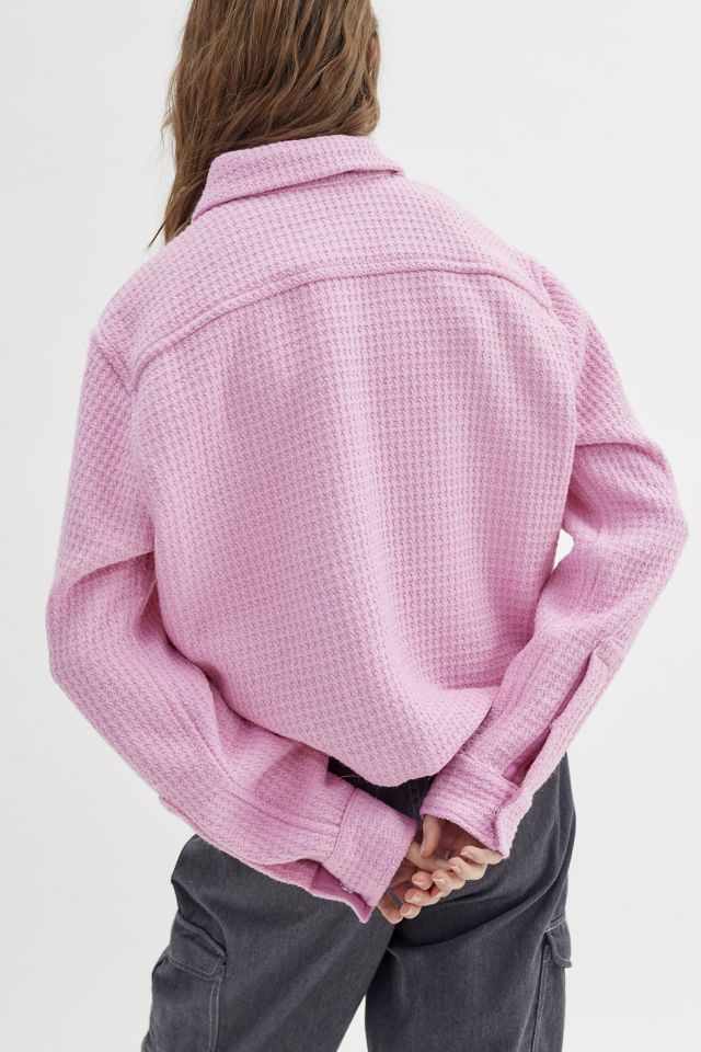 Sister Jane Reya Waffle Shirt Jacket #2