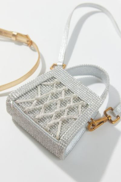 Pipatchara Crystal Mini Amu Bag In Silver | ModeSens