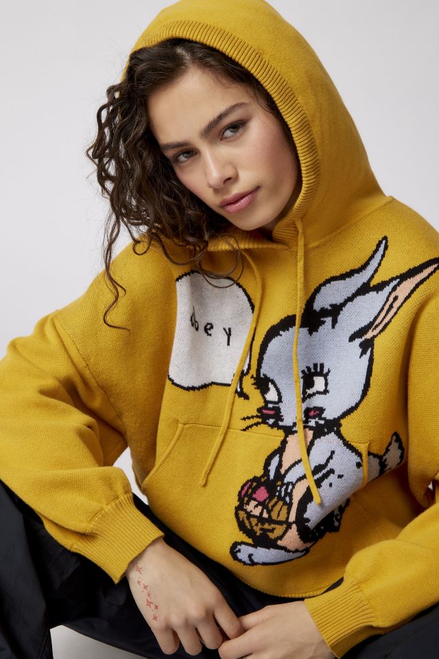 OBEY Bunny Hooded Sweater Urban Outfitters