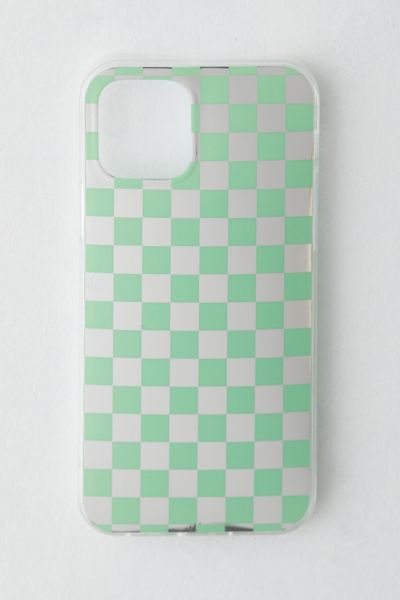 Urban Outfitters Uo Checkered Mirrored Iphone Case In Iphone 13