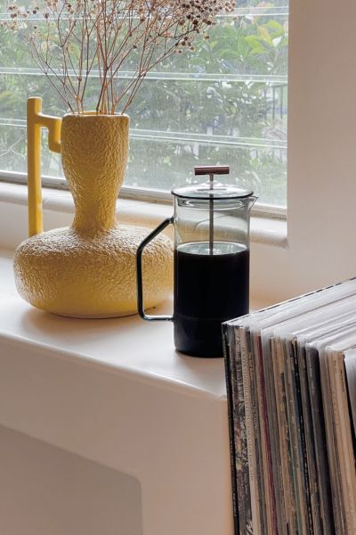YIELD 850 ML GLASS FRENCH PRESS IN GREY AT URBAN OUTFITTERS