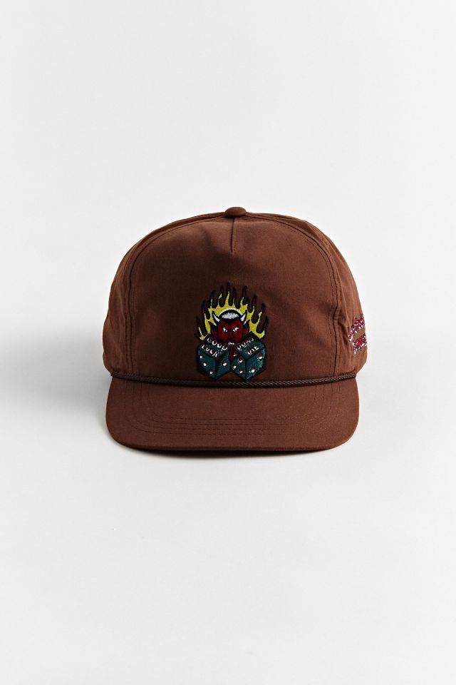 Loser Machine Flamed Snapback Hat #1