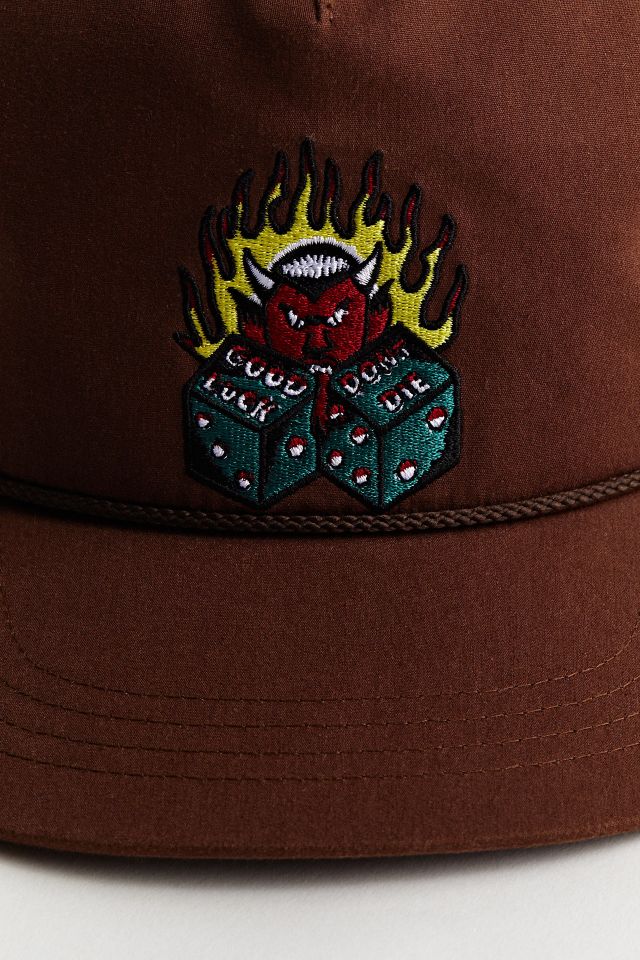 Loser Machine Flamed Snapback Hat #2